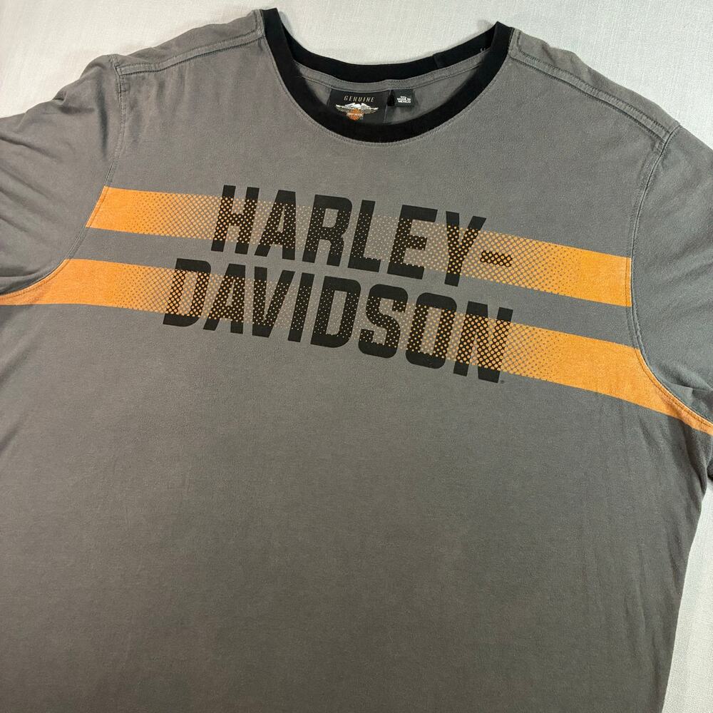 Harley-Davidson Genuine Motorclothes Gray Graphic T-Shirt 2XL Biker